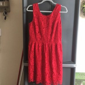 Loft red dress